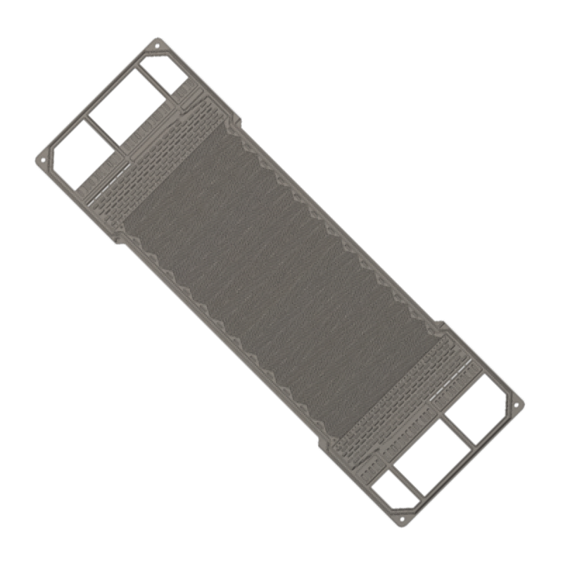 Präzisionsätzen von kundenspezifischen Bipolarplatten aus Brennstoffzellenmetall