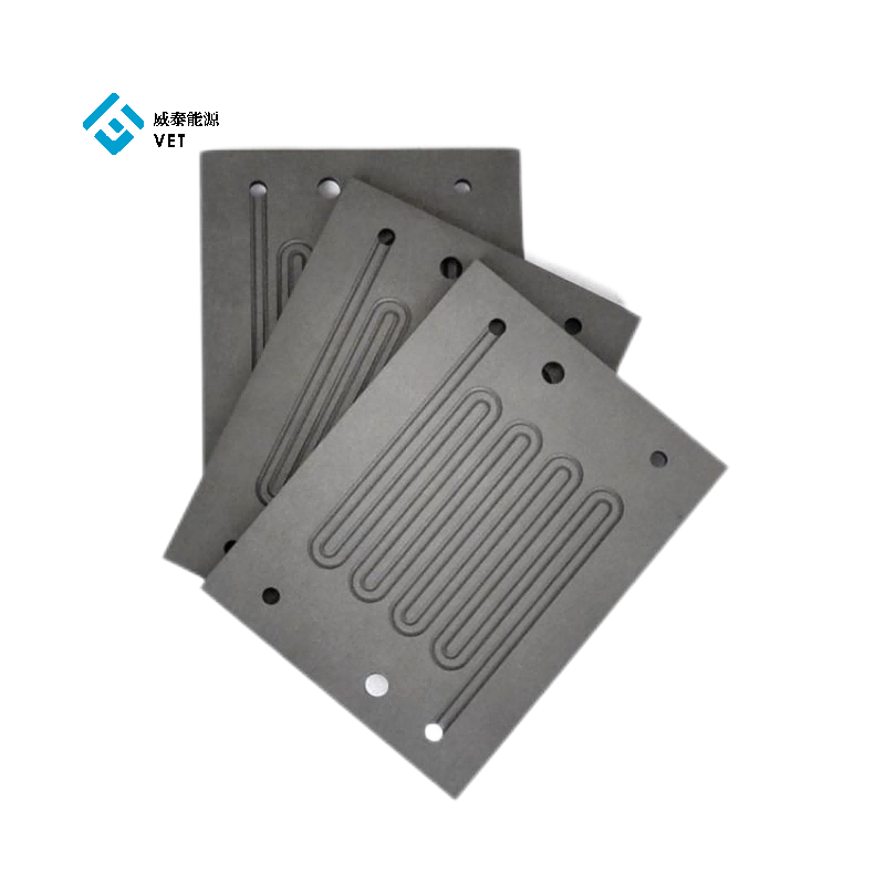 Obere Brennstoffzellen -Graphit -Bipolarplatten