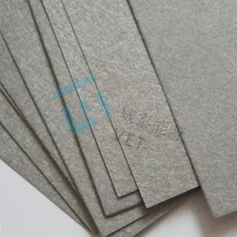 Titanfilm -Brennstoffzellenelektrolyzer Wasserstoff Anode Material Metall Faser Filz