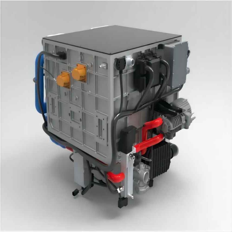 Wassergekühlter 100-kW-Wasserstoff-Brennstoffzellen-Stack für den Einsatz im Automobil
